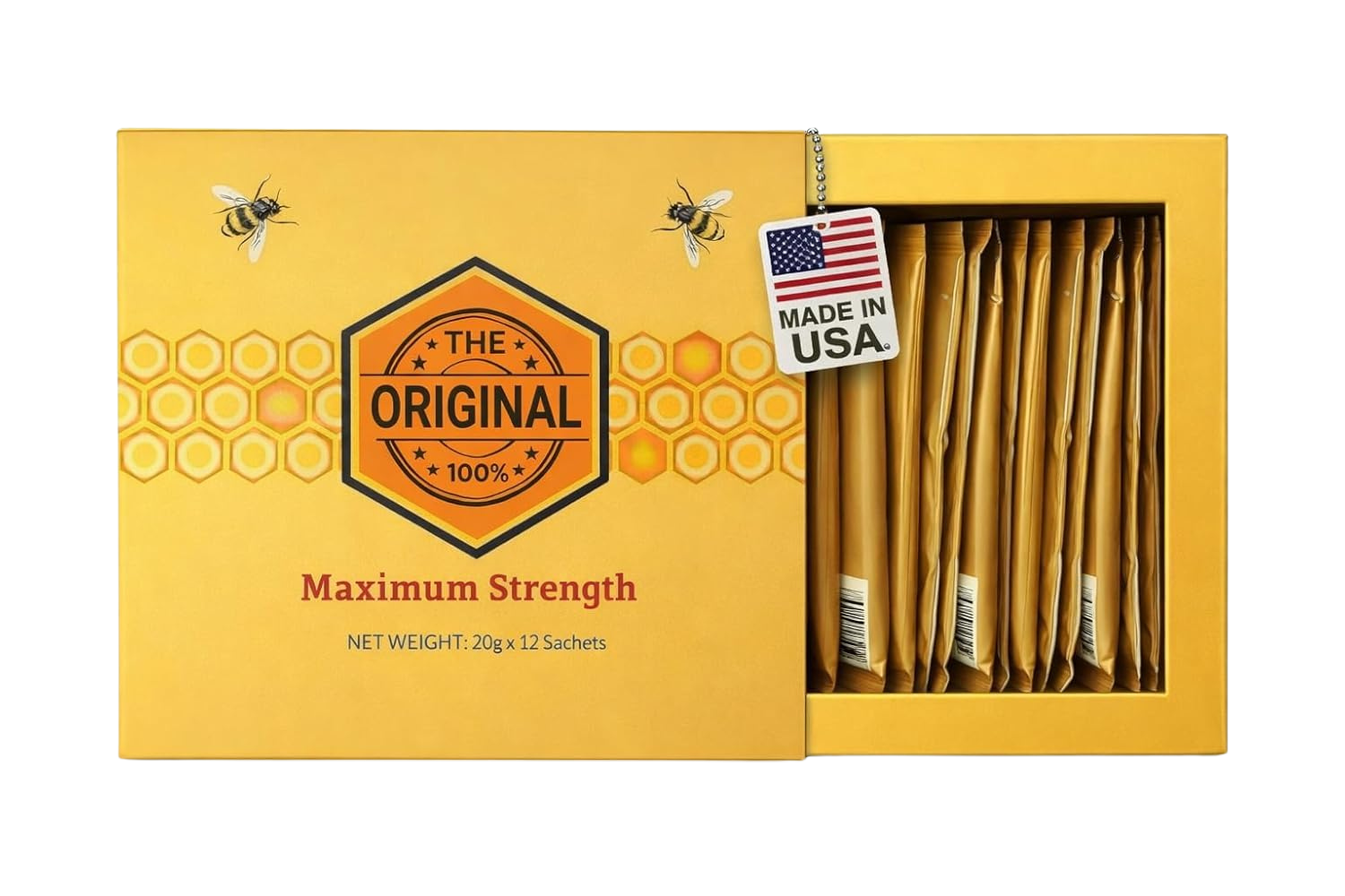 Premium Honey Sachets - 12 Packs x 20 Grams