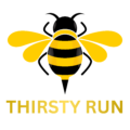 yellow minimalist honey bee logo