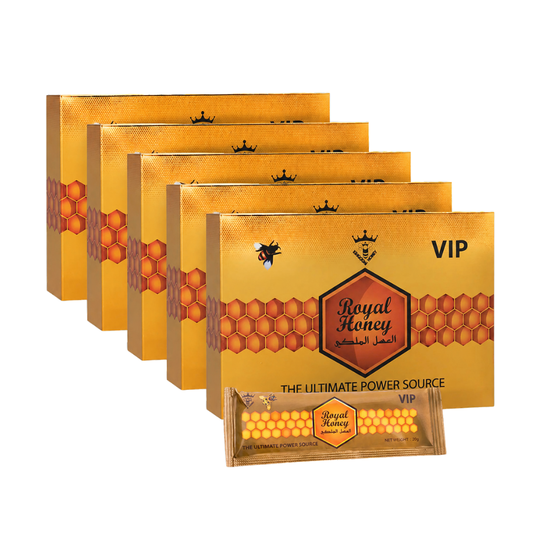 5 x Premium Royal Honey Sachet – 12 Packs